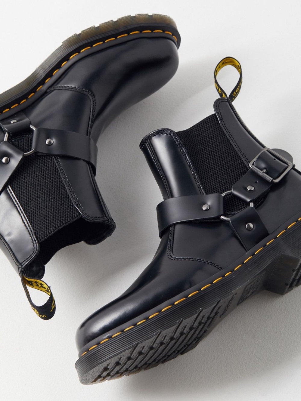 Dr. Martens smooth leather buckle Wincox boots NWOT